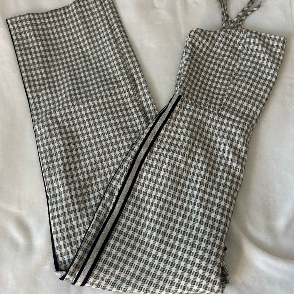 Plaid Jumpsuit